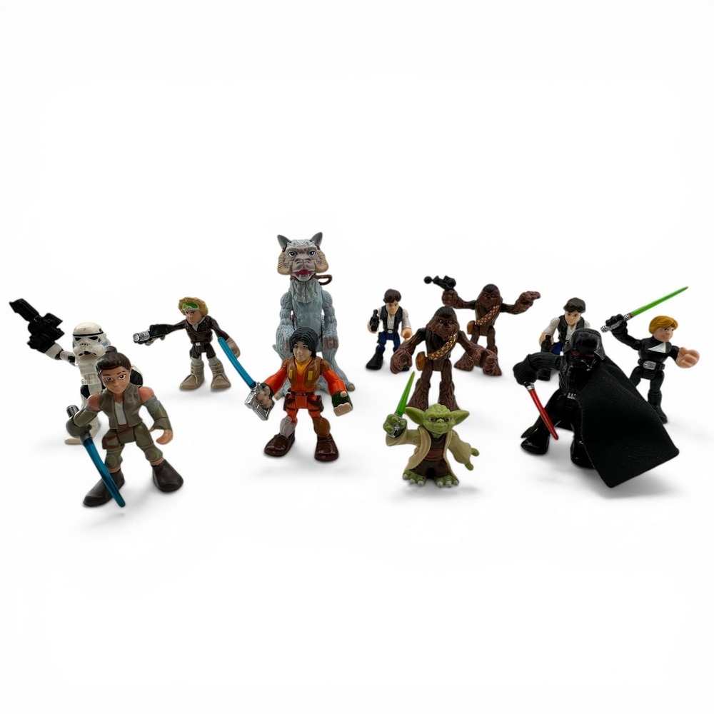 Star Wars Galactic Heroes Figures Lot of 12 Hasbro Playskool Trooper Tauntaun
